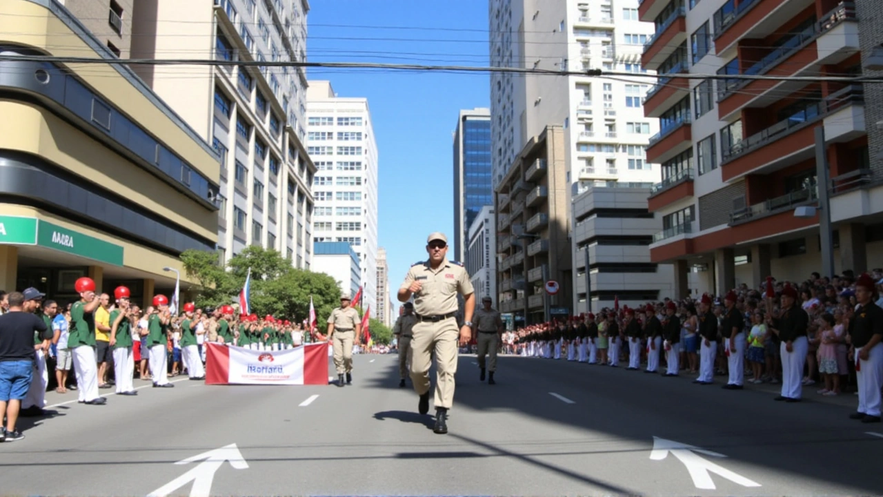 Desfile Cívico de 7 de Setembro Causa Alterações no Trânsito da Avenida Beira Mar em Itapema