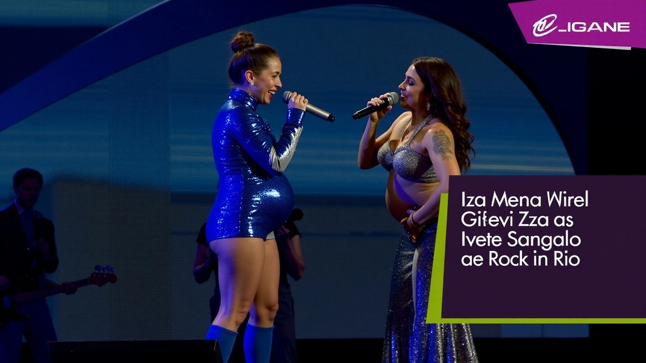 Iza Celebra Chá de Bebê com Ivete Sangalo no Palco do Rock in Rio